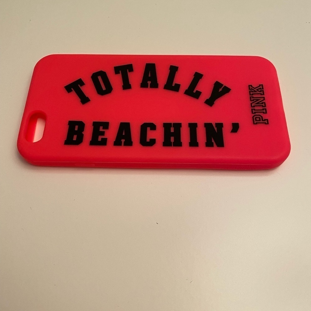 Hot pink rubber iPhone 6 phone case
